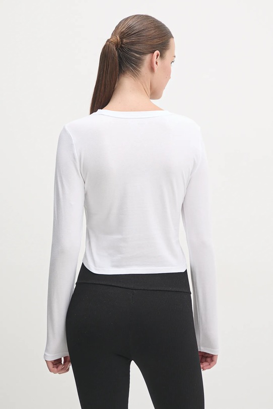 Дрехи Блуза с дълги ръкави Dkny DP4T9979 бял