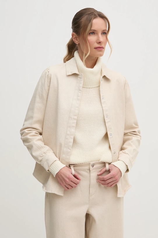 Рубашка Dkny casual бежевый DJ4W2089