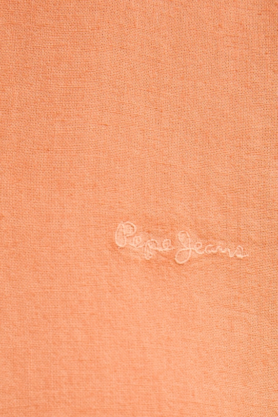Льняная рубашка Pepe Jeans CHIPPER PL304993 оранжевый