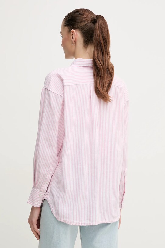Îmbrăcăminte Pepe Jeans camasa de in DREAM PL305033 roz