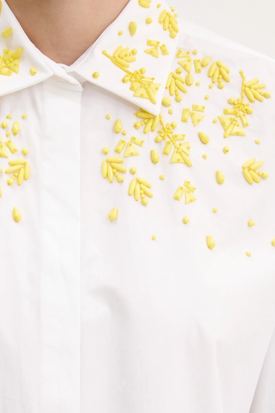 MSGM camicia in cotone 3842MDE23X.257315 bianco