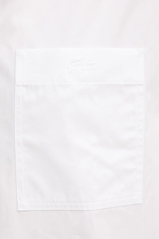 Βαμβακερό πουκάμισο Lacoste CF0215 λευκό