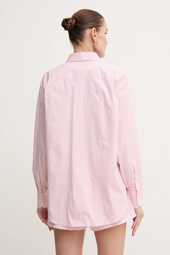 Clothing Lacoste cotton shirt CF0215 pink
