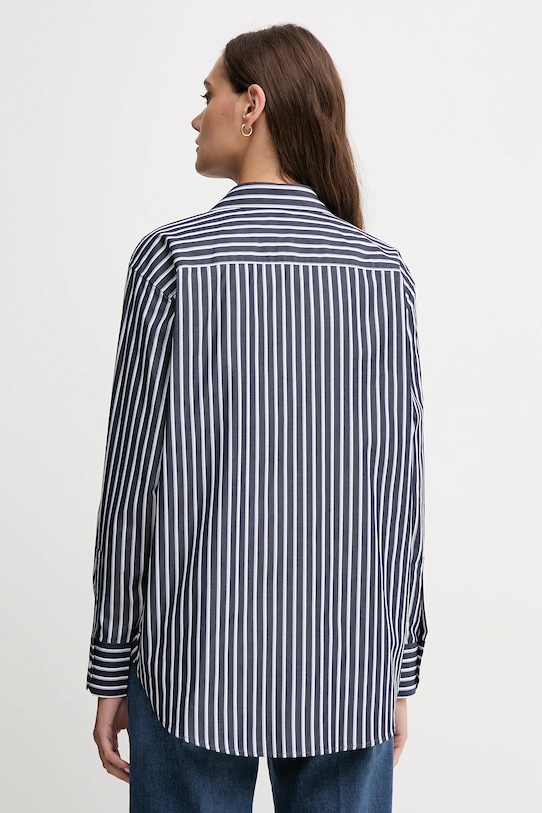 Odzież Lacoste koszula bawełniana CF0215 granatowy