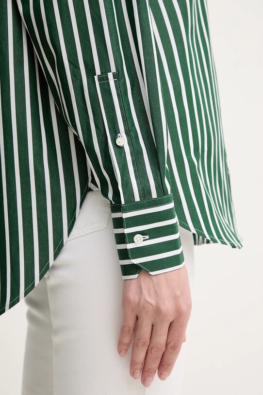 Lacoste cămașă din bumbac CF0215 verde