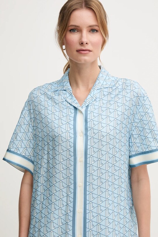 Lacoste camicia blu CF0495