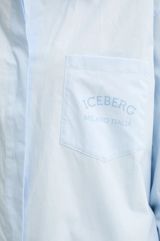 Бавовняна сорочка Iceberg блакитний G061.0132