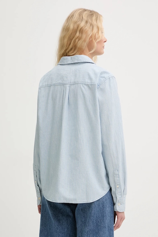 Odzież Levi's koszula bawełniana THE CLASSIC BW SHIRT 34574 niebieski