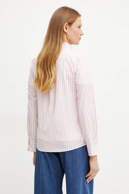 Ρούχα Βαμβακερό πουκάμισο Weekend Max Mara 2515111081600 ροζ