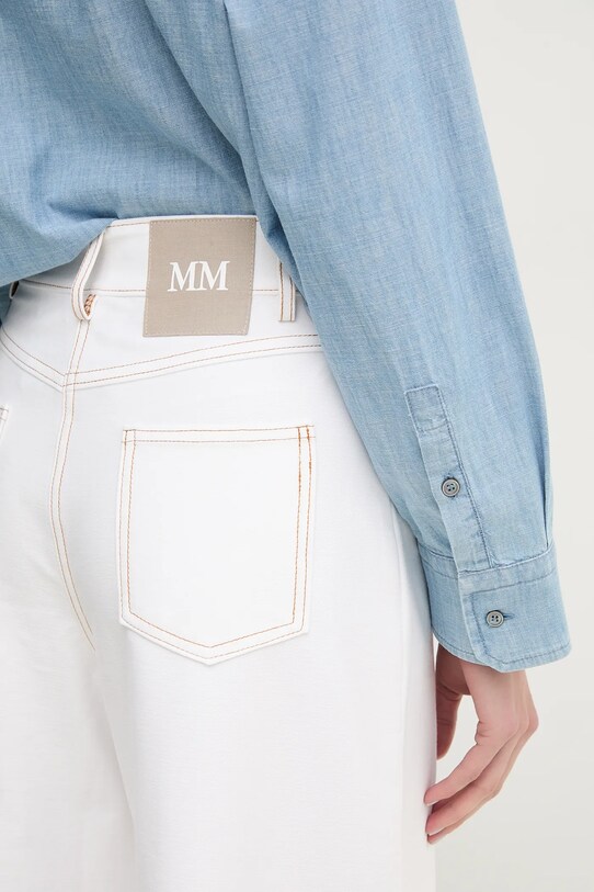 Weekend Max Mara cămașă din bumbac 2515111141600 albastru