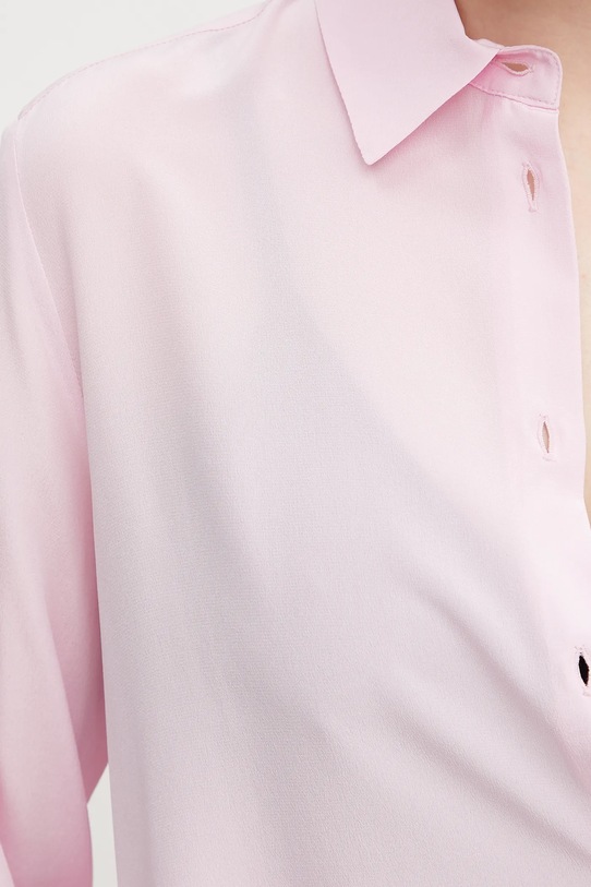 Hedvábné tričko Weekend Max Mara 2515111161600 růžová