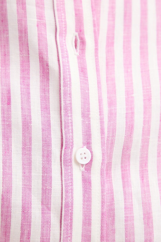 Weekend Max Mara koszula lniana 2515111052600 różowy