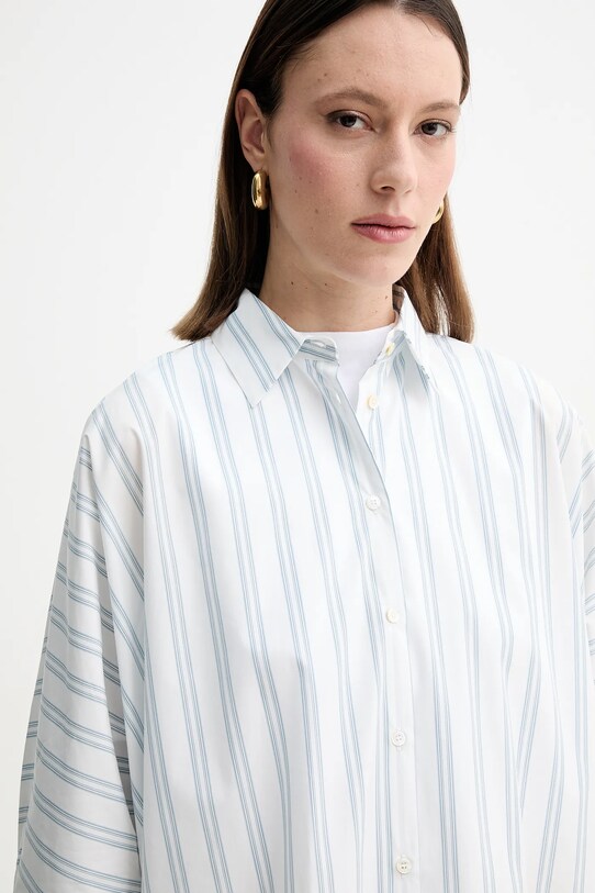 Weekend Max Mara cămașă din bumbac alb 2515111092600