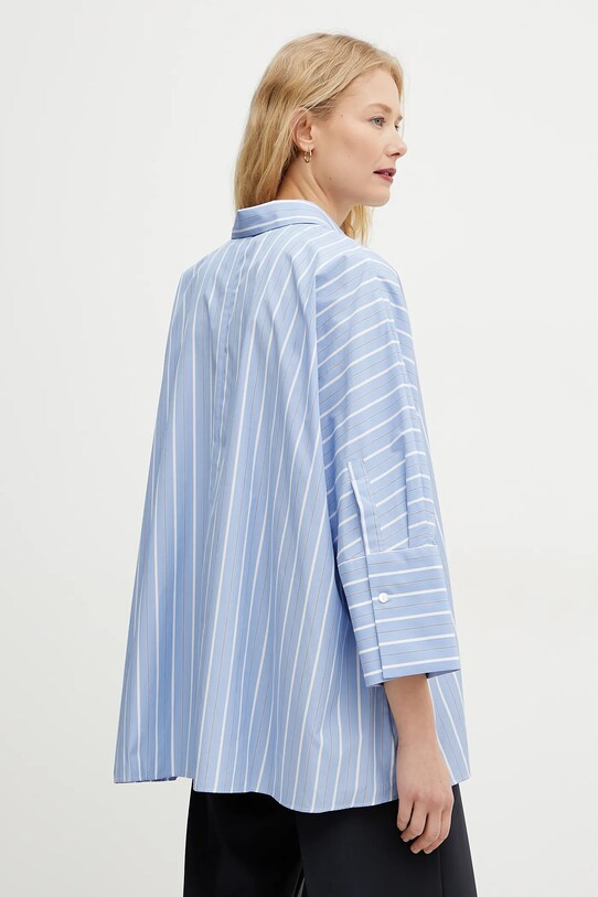 Odzież Weekend Max Mara koszula bawełniana 2515111092600 niebieski