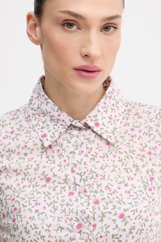 United Colors of Benetton koszula różowy 5Q6SDQ0AY