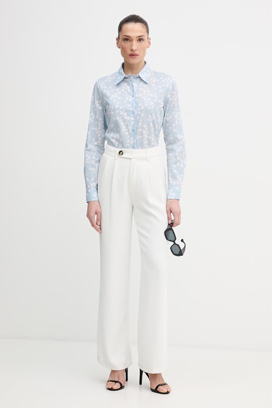 United Colors of Benetton koszula 5Q6SDQ0AY niebieski AW25