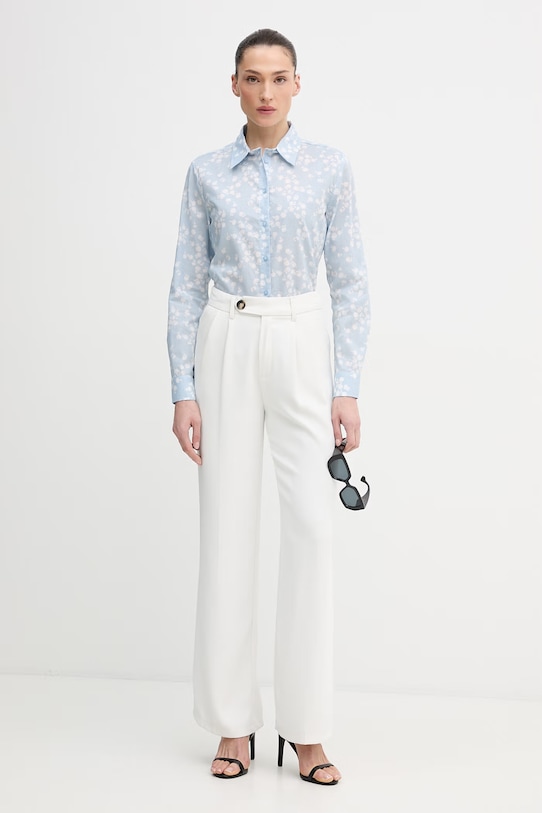 United Colors of Benetton koszula 5Q6SDQ0AY niebieski AW25