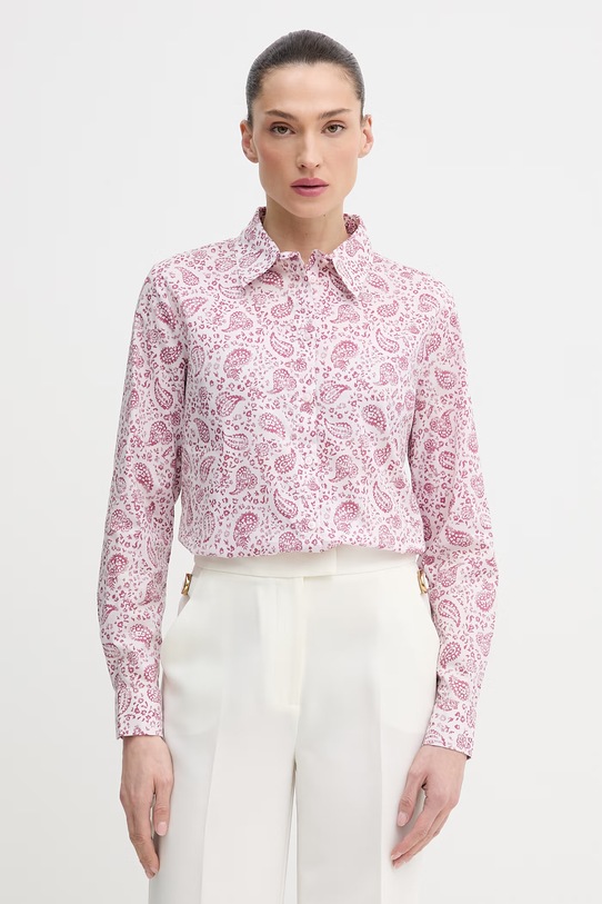 United Colors of Benetton koszula różowy 5Q6SDQ0AY