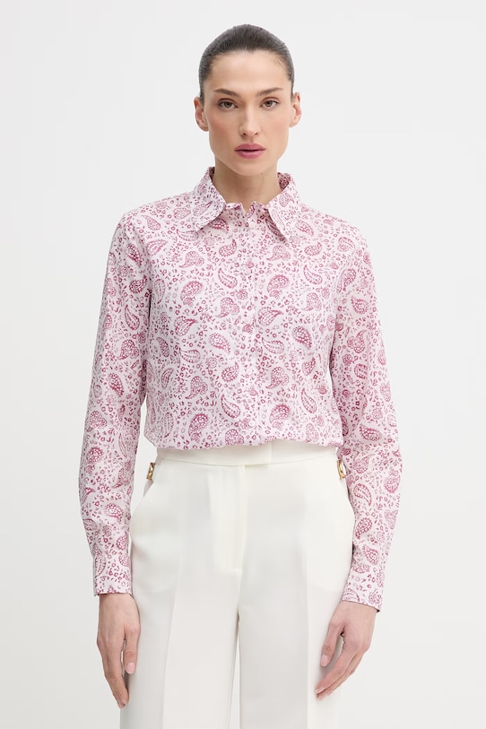 United Colors of Benetton koszula różowy 5Q6SDQ0AY