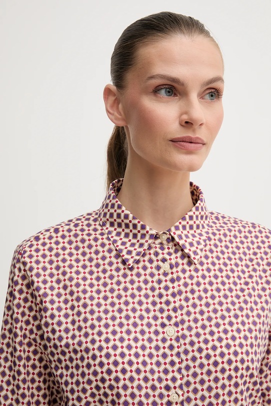 United Colors of Benetton cămașă violet 5Q6SDQ0AY