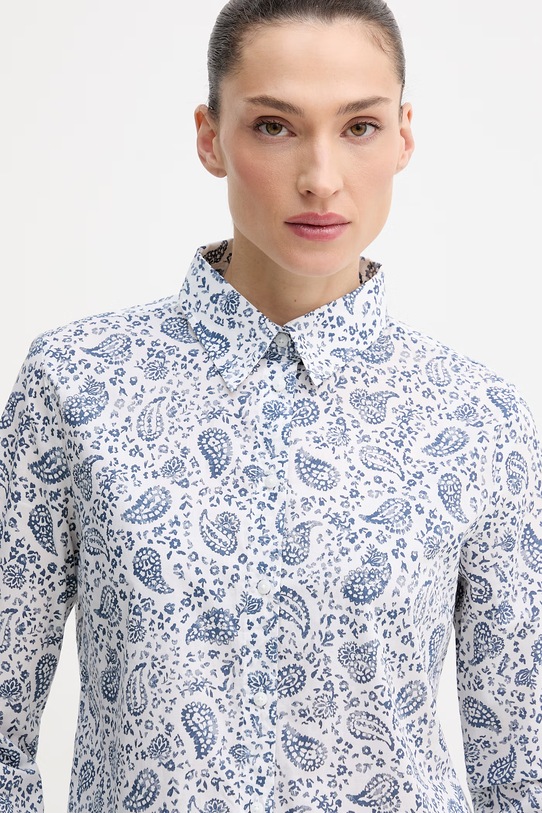 United Colors of Benetton koszula granatowy 5Q6SDQ0AY