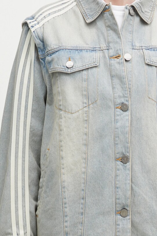 adidas Originals kurtka DENIM SHIRT JKT JX9209 niebieski