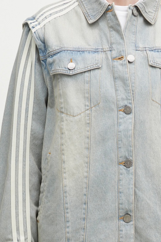 Jakna adidas Originals DENIM SHIRT JKT JX9209 plava