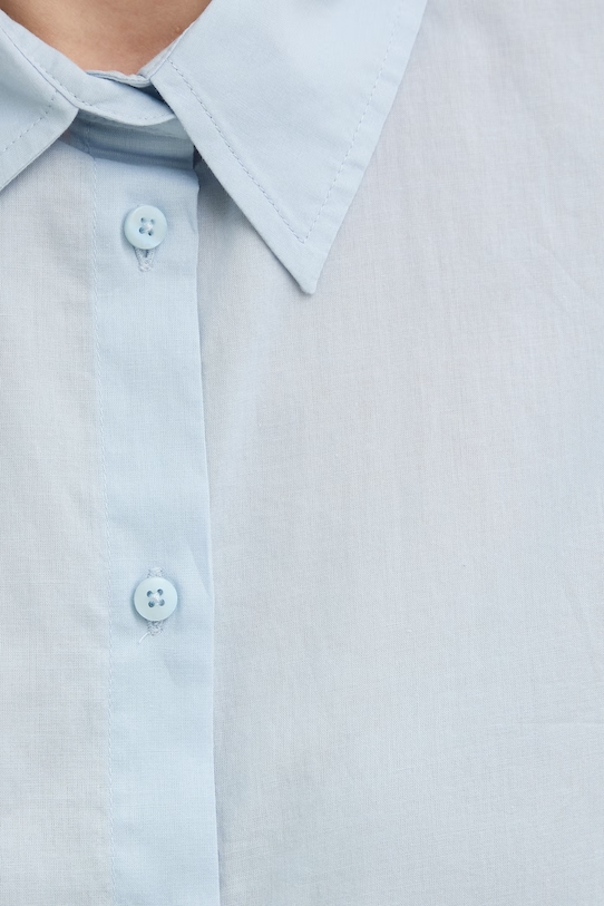 United Colors of Benetton koszula damska bawełniana 5WPQDQ0AX niebieski