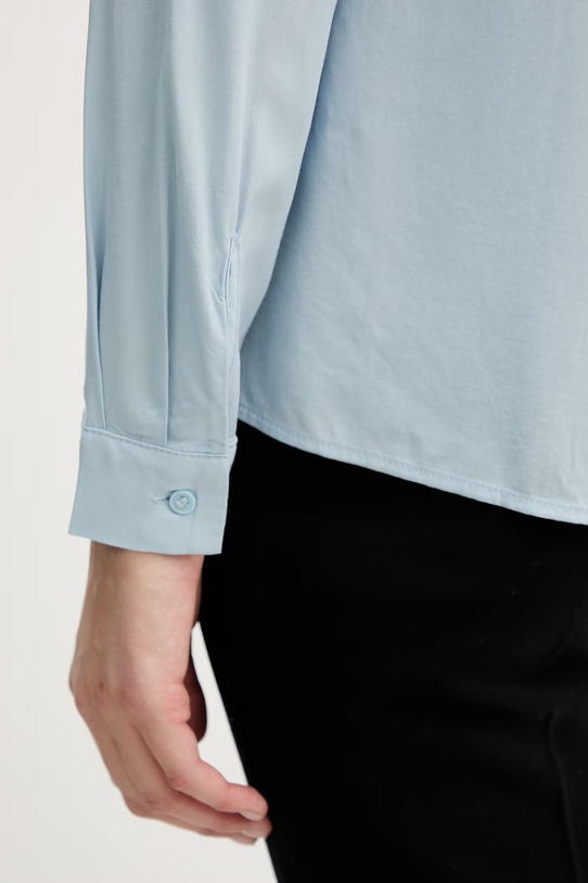 United Colors of Benetton koszula damska z wiskozy 5WPWDQ0B0 niebieski