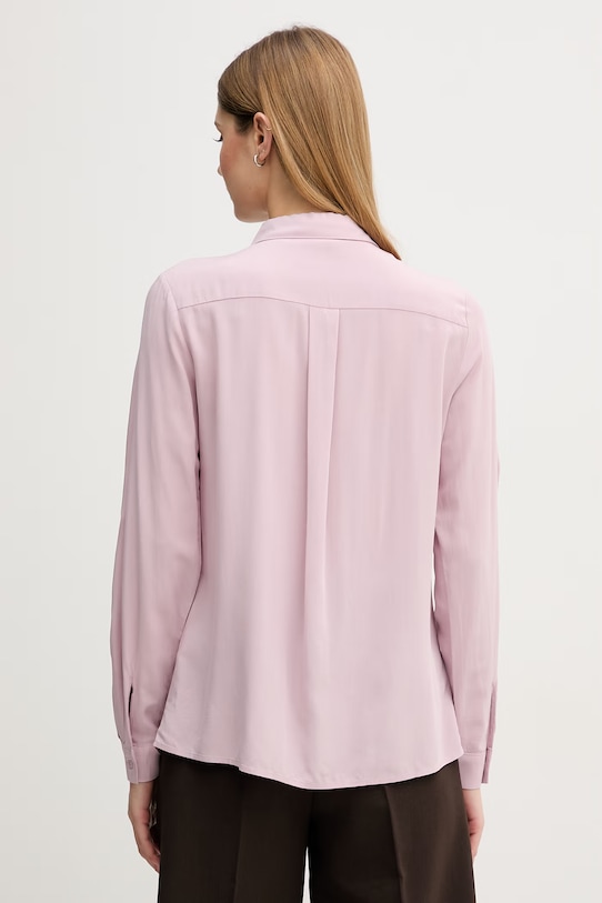 United Colors of Benetton koszula damska z wiskozy 5WPWDQ0B0 różowy SS26
