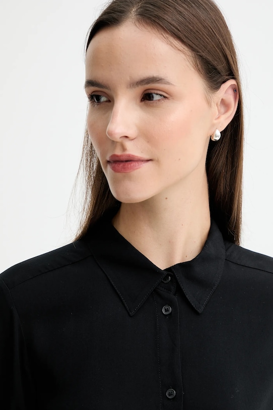 Košile United Colors of Benetton černá 5WPWDQ0B0