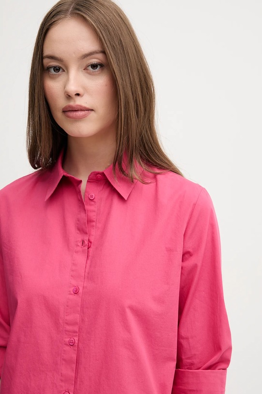 United Colors of Benetton cămașă din bumbac 5HAXDQ0AX roz