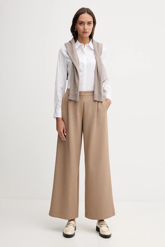 Košeľa United Colors of Benetton 54KXDQ03B biela AW25