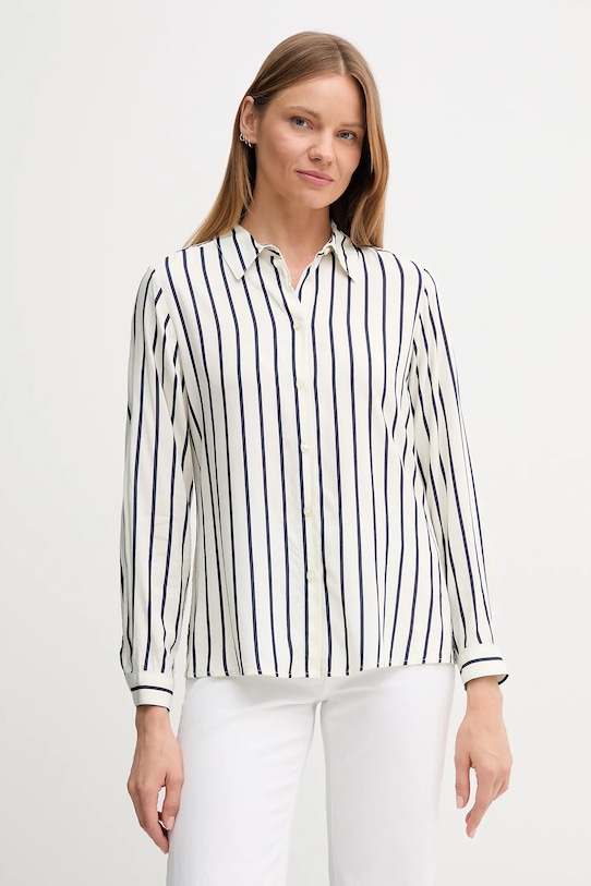 United Colors of Benetton cămașă lung bej 5T17DQ0AZ