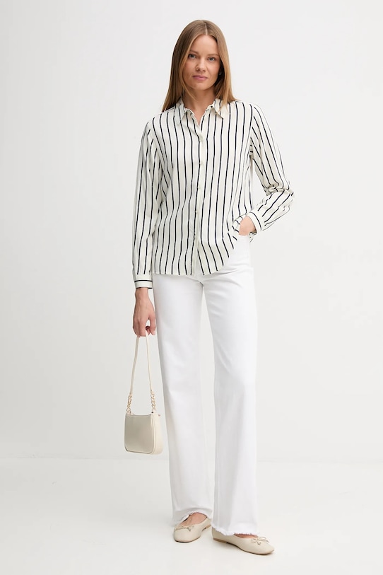 United Colors of Benetton cămașă 5T17DQ0AZ bej AW25