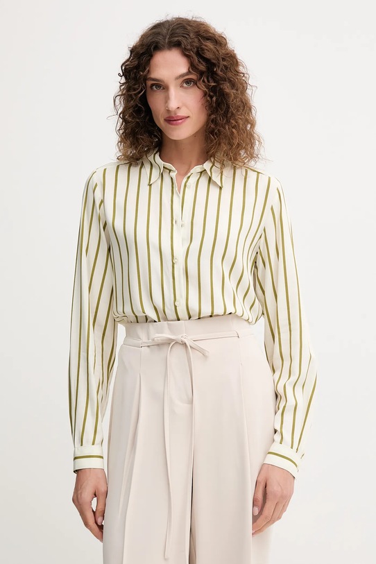 United Colors of Benetton cămașă lung bej 5T17DQ0AZ