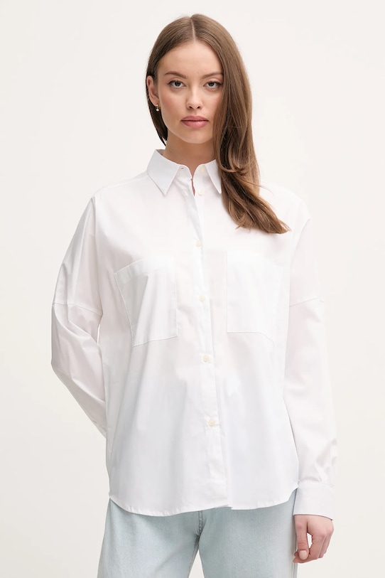 United Colors of Benetton ing sima fehér 54KXDQ0B2