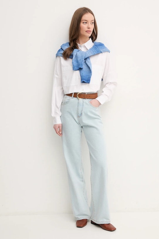 United Colors of Benetton ing 54KXDQ0B2 fehér SS25