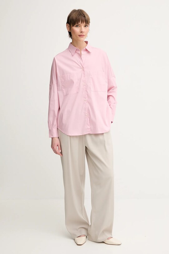 United Colors of Benetton cămașă 54KXDQ0B2 roz SS25