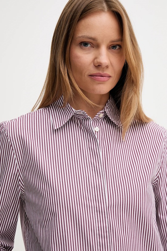 United Colors of Benetton koszula bawełniana bordowy 59T7DQ0BH