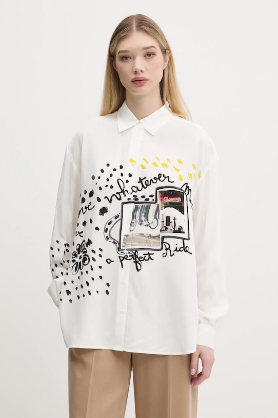 Desigual koszula PERSÉFONE klasyczny biały 25SWCW41