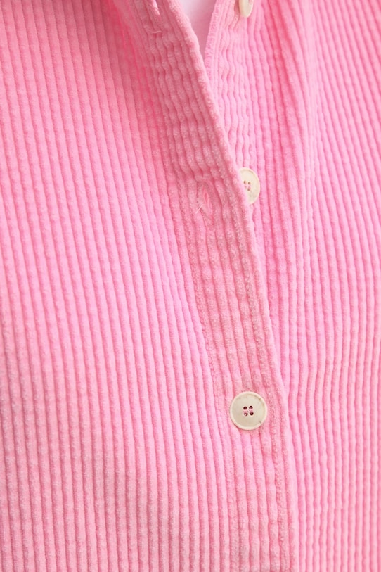 Manšestrová košile American Vintage PADO06AE25 růžová