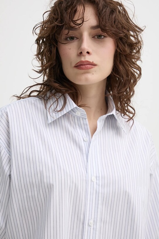 Bavlnená košeľa Filippa K modrá 31080.FK