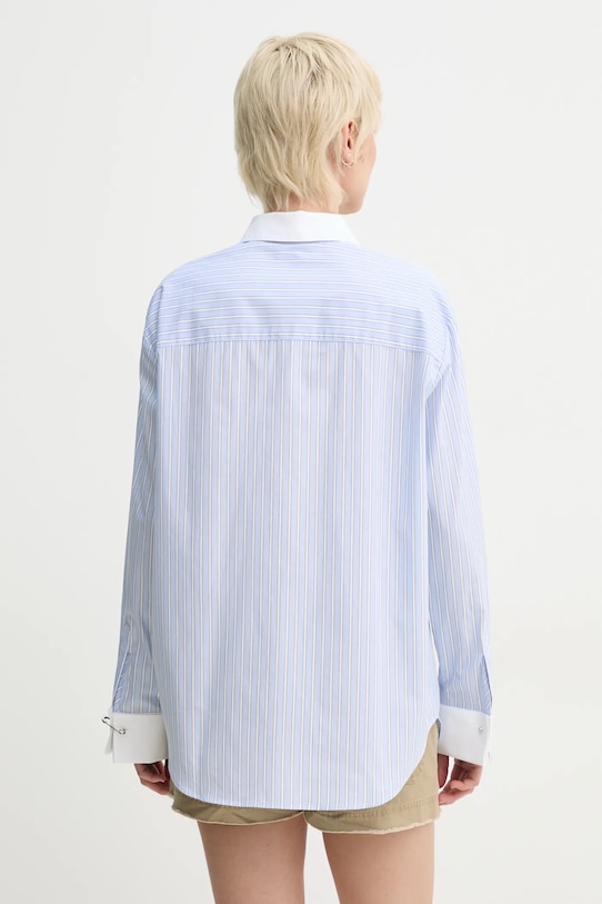 Одяг Бавовняна сорочка ZADIG&VOLTAIRE WWSH02165.428 блакитний