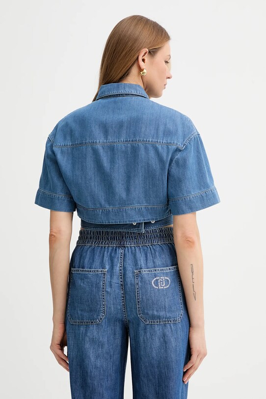 Îmbrăcăminte Liu Jo cămașă din denim UA5239.D4851 albastru