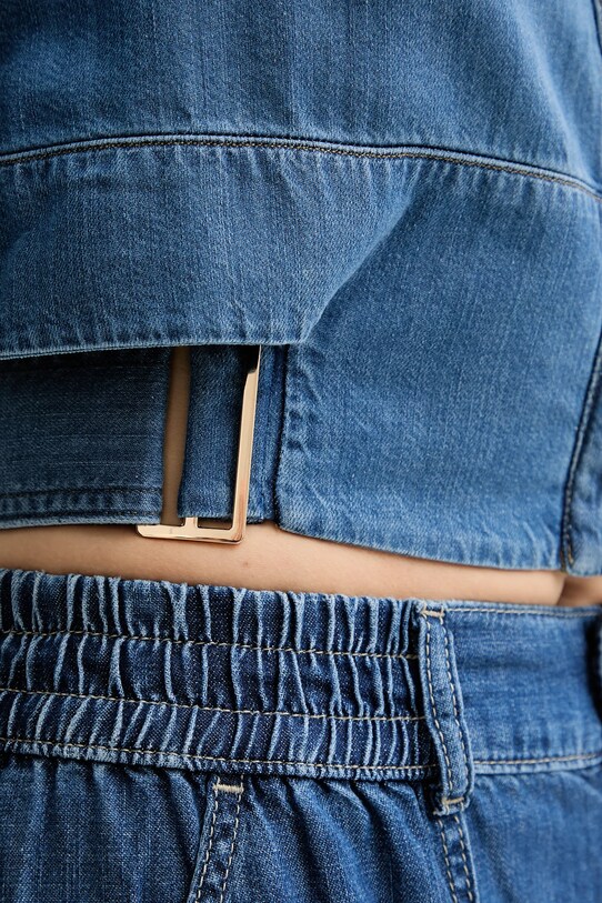 Džínová košile Liu Jo modrá UA5239.D4851