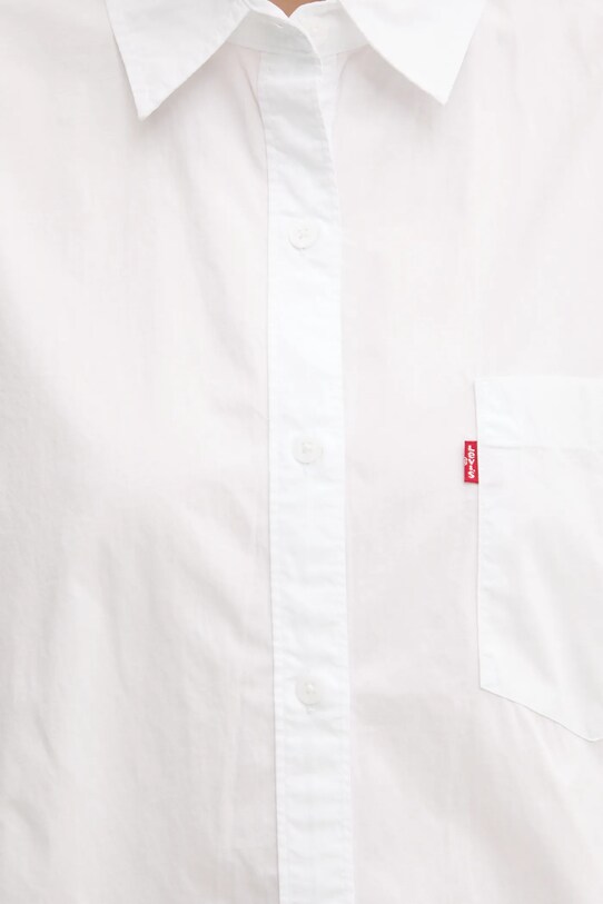 Levi's camicia in cotone HARLIE NEW BF SHIRT 001HM bianco