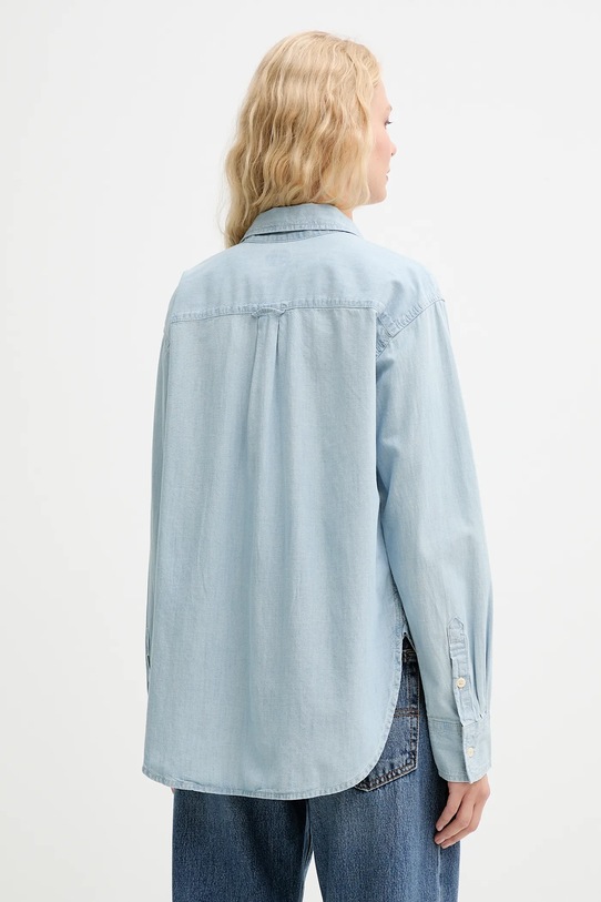 Oblečení Bavlněná košile Levi's HARLIE NEW BF SHIRT 001HM modrá