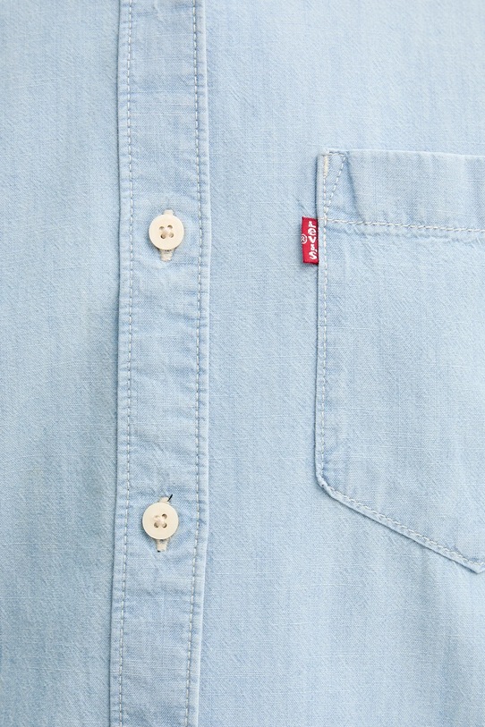 Bavlněná košile Levi's HARLIE NEW BF SHIRT 001HM modrá