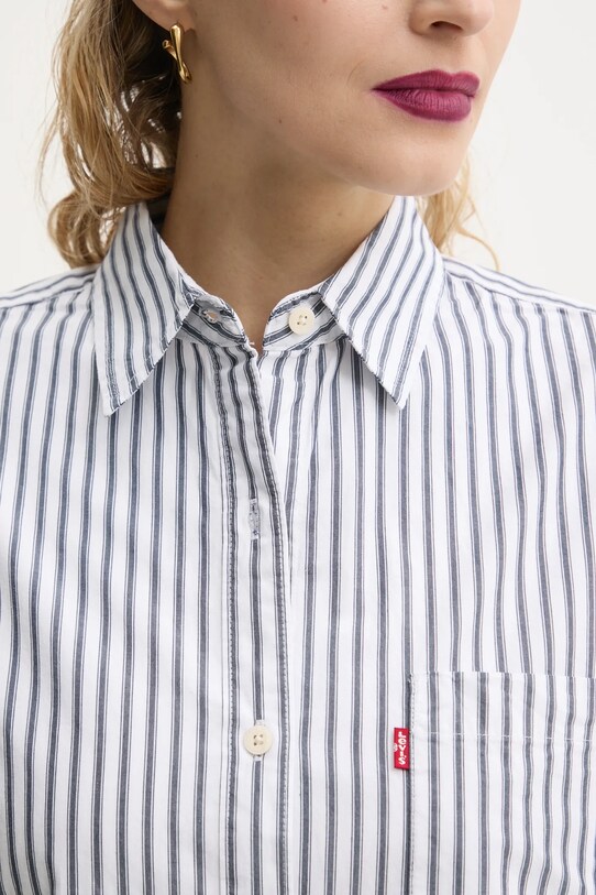 Levi's camicia in cotone HARLIE NEW BF SHIRT 001HM grigio
